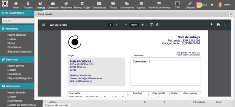 Vista previa de documentos con PUBLIFACETICAS